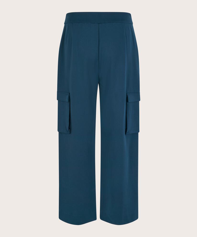 Cargohose in kräftiger Jersey-Qualität, Moonlit Ocean