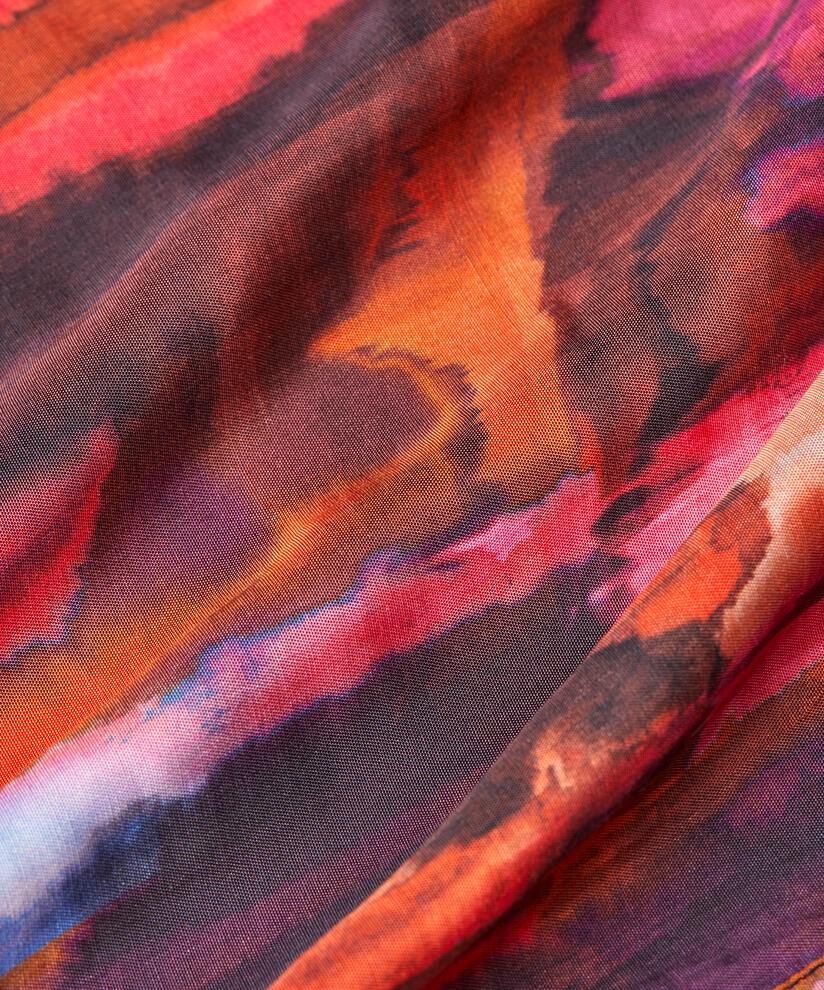 Viskosebluse Mit V-ausschnitt, Sun Tomato
