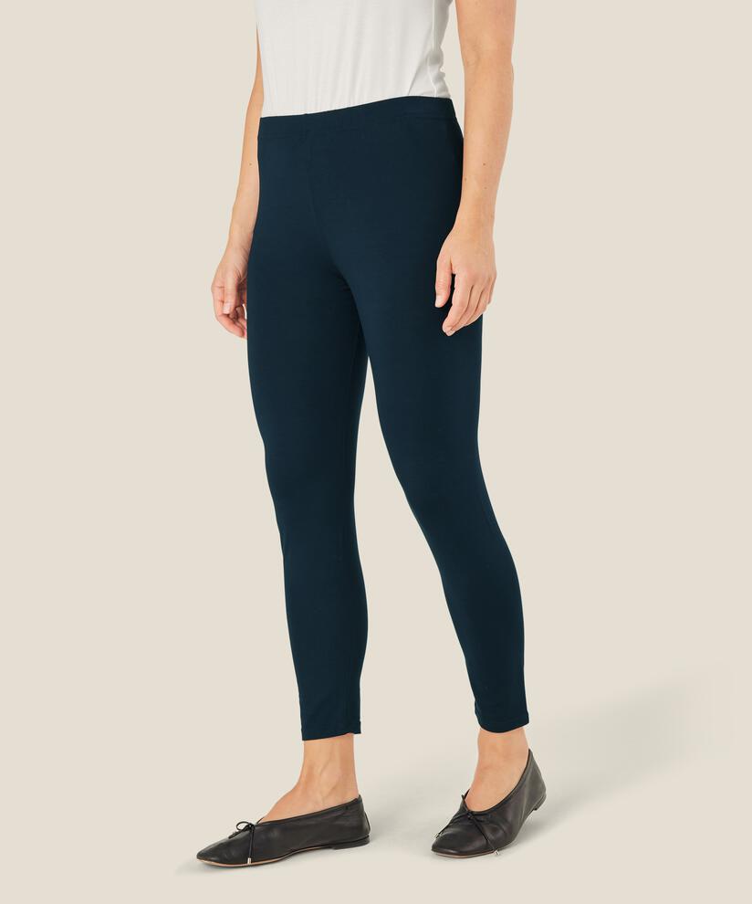 Weiche Jersey-leggings, Navy