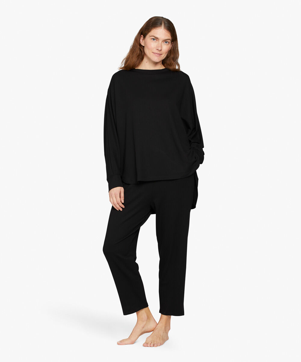 PETRASIA JERSEY HOSE, Black