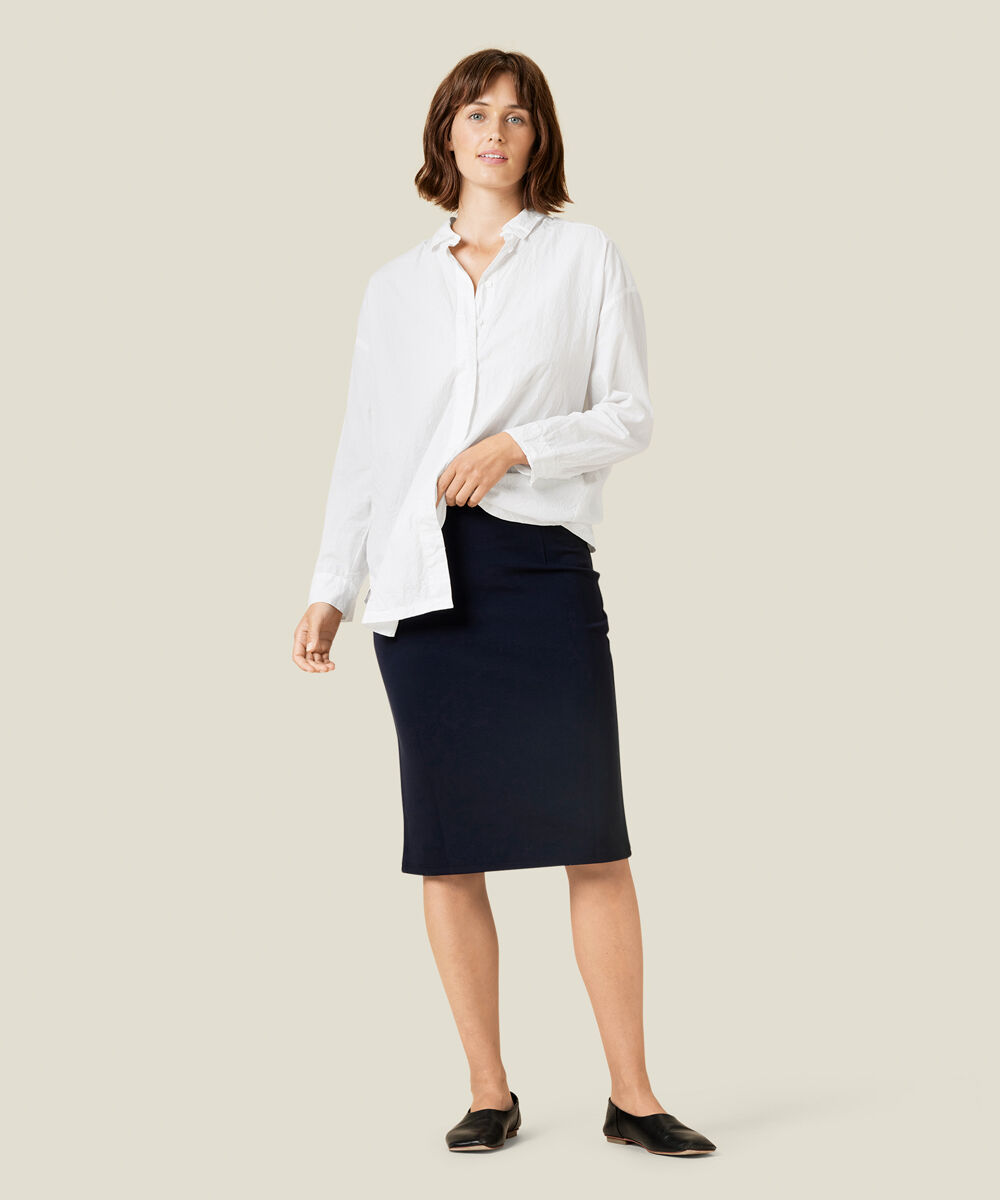 INESSAA HEMDBLUSE, White