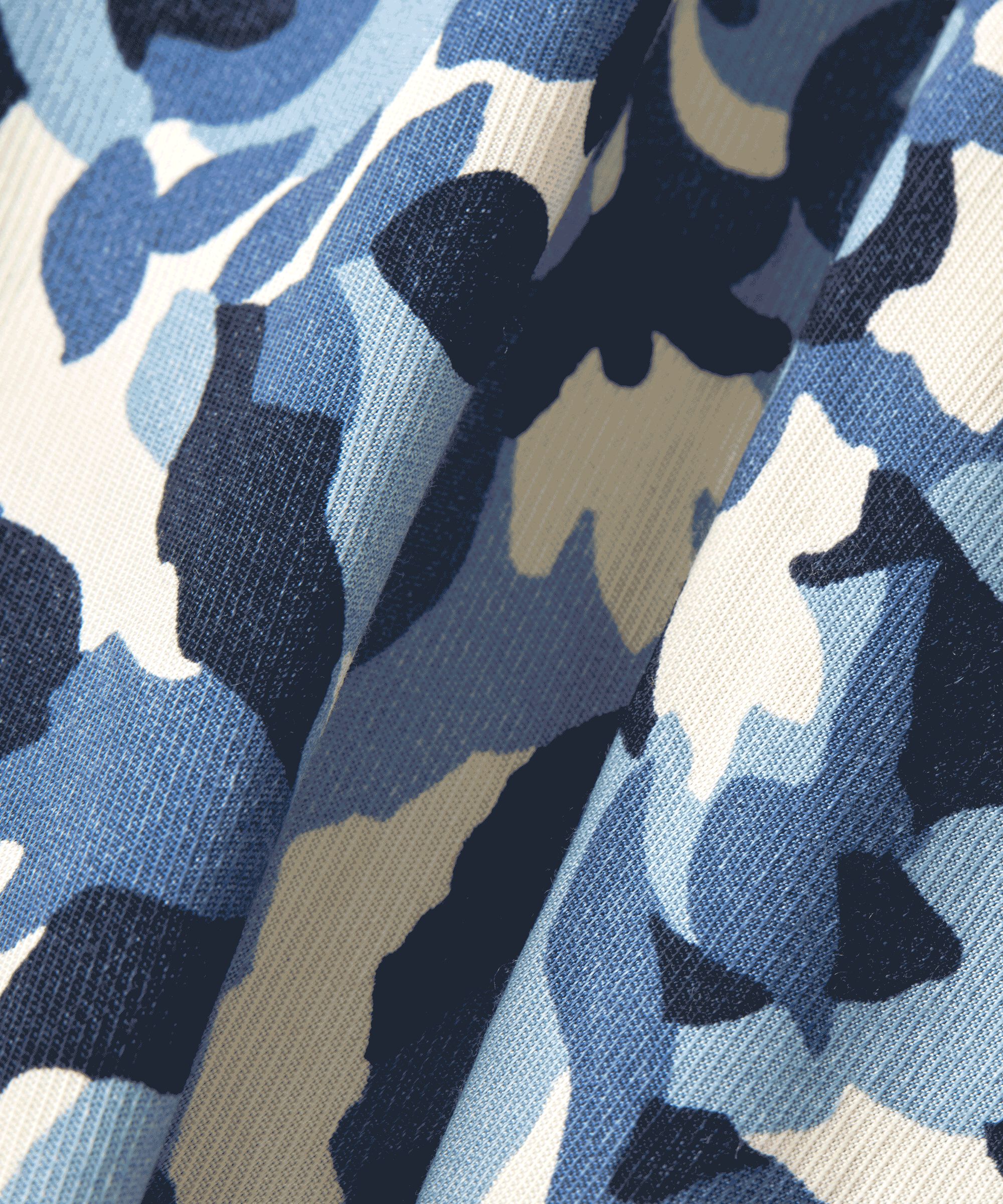 gemustertes Kleid mit Dreiviertelärmeln, Ashley Blue