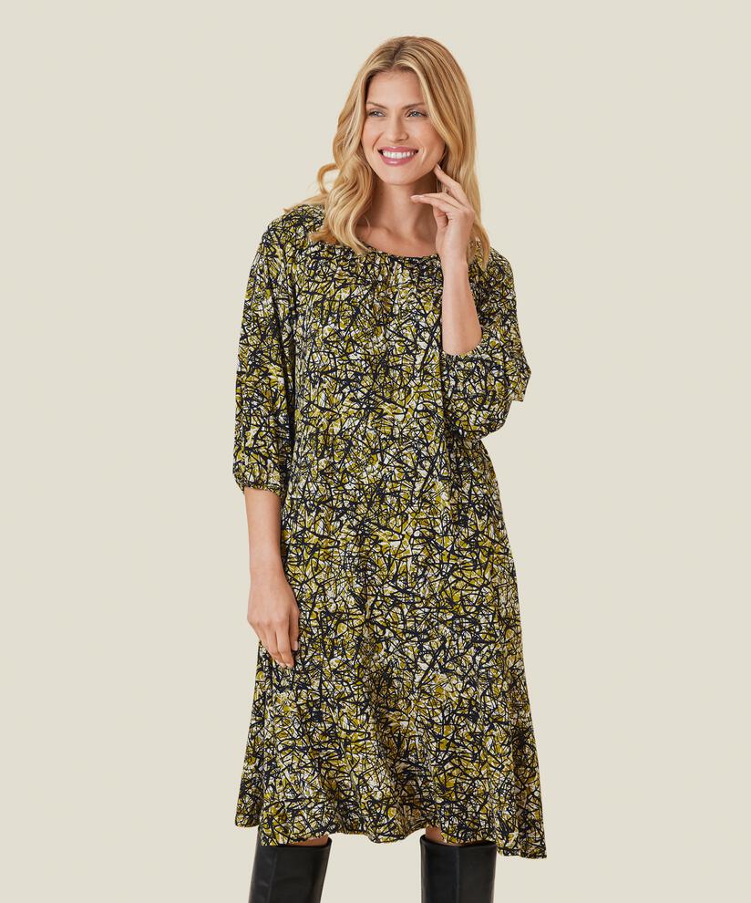 NYBELA JERSEY KLEID, Olive Oil