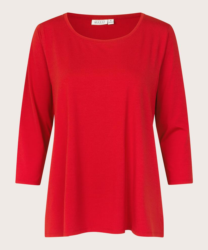 Shirt Mit Rundem Hals, Scarlet Sage