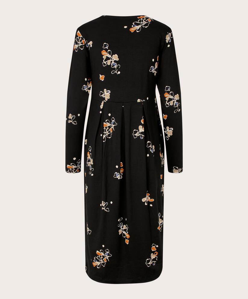 Tulpenkleid Aus Bedrucktem Jersey, Autumnal