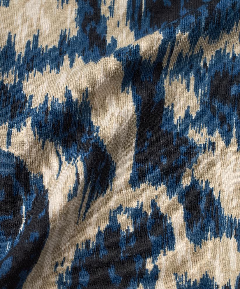 Bedrucktes T-Shirt mit Rundem Hals, Moonlit Ocean