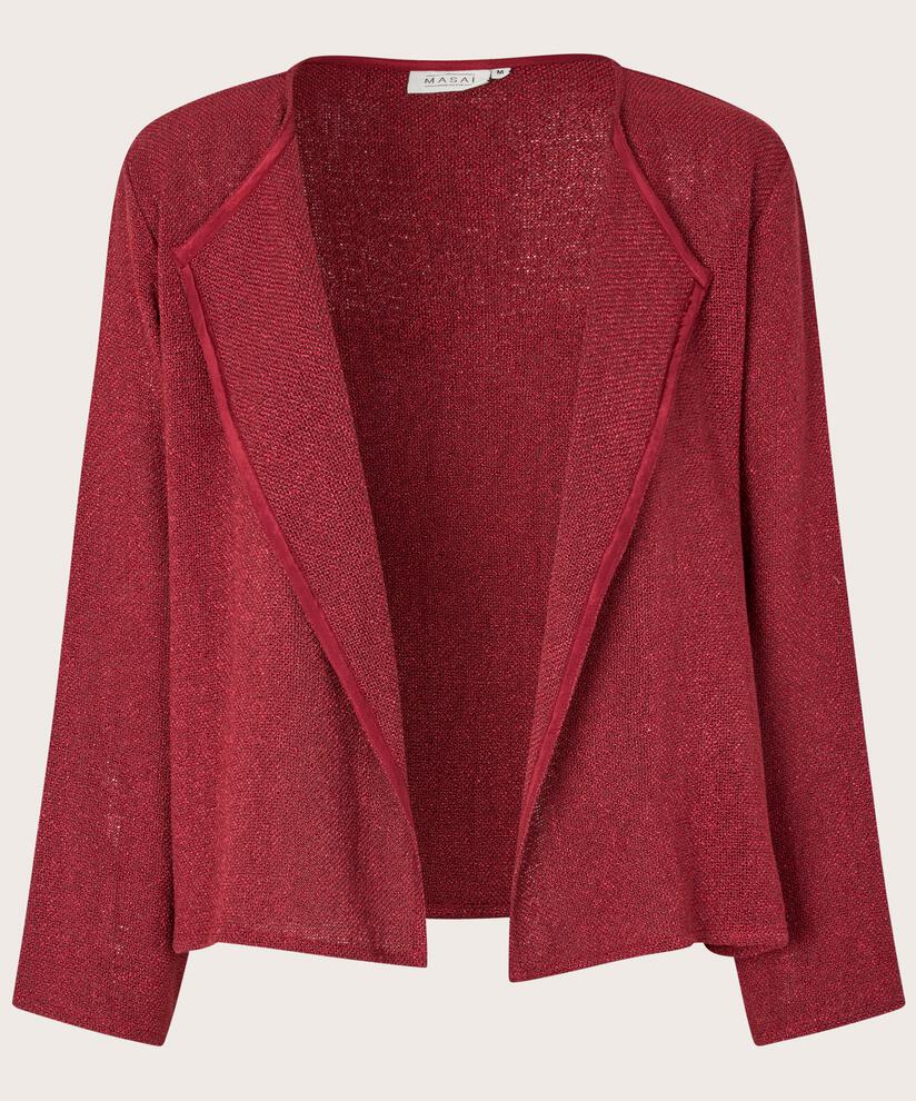 Kurze Jacke Aus Bouclé, Tawny Port