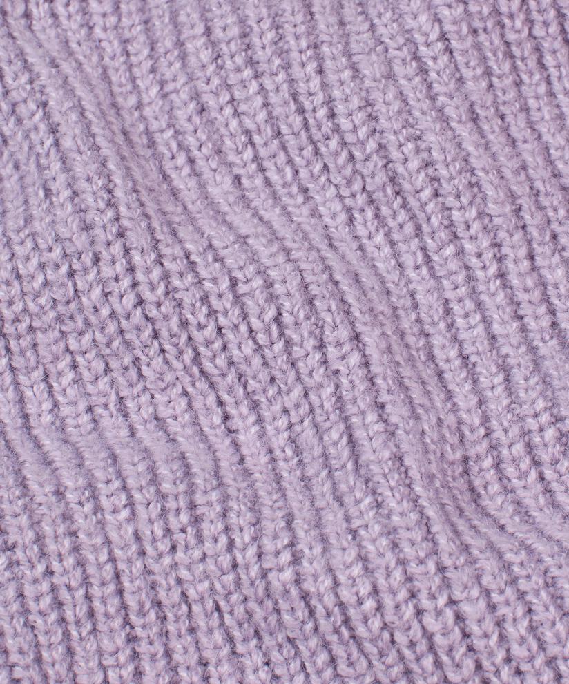 Rippenstrickpullover mit V-Ausschnitt, Wisteria
