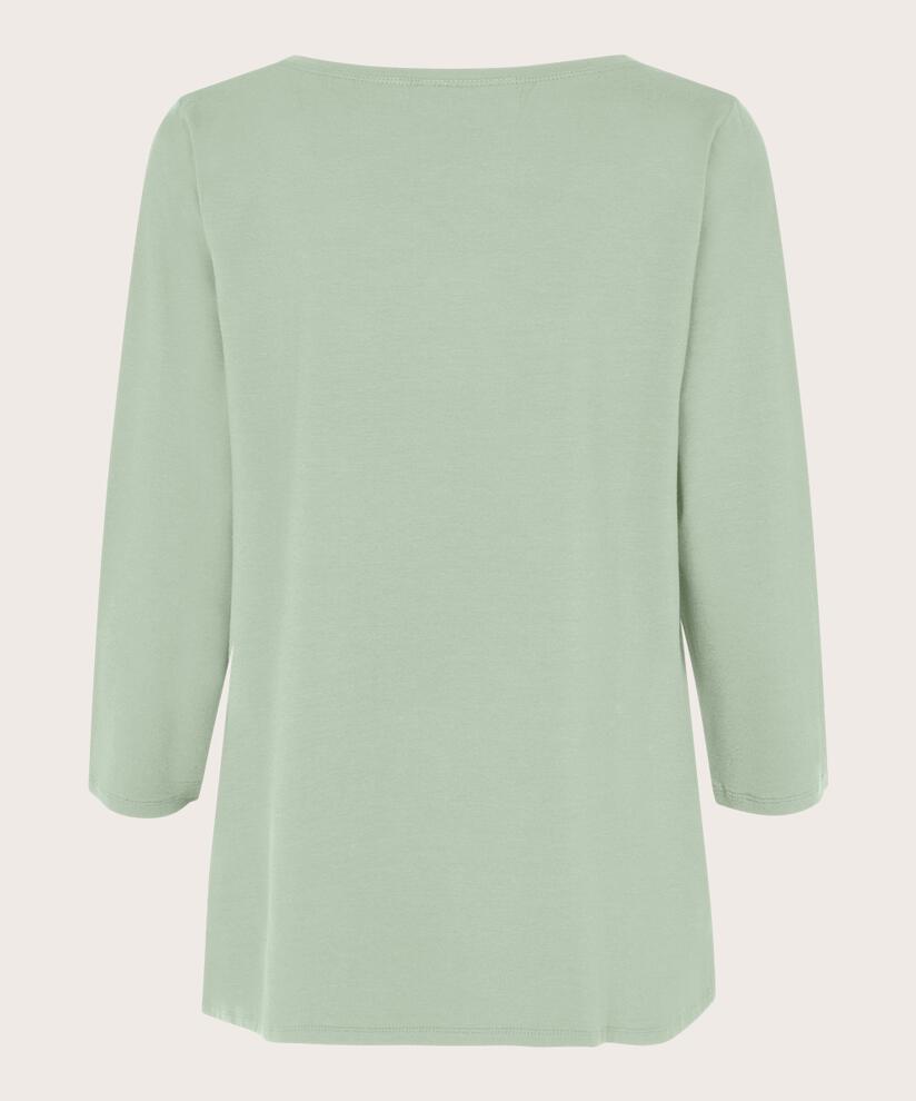 Shirt mit rundem Hals, Frosty Green