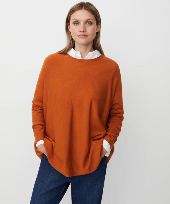 Oversize-pullover Mit Schmalen Ärmeln, Autumnal