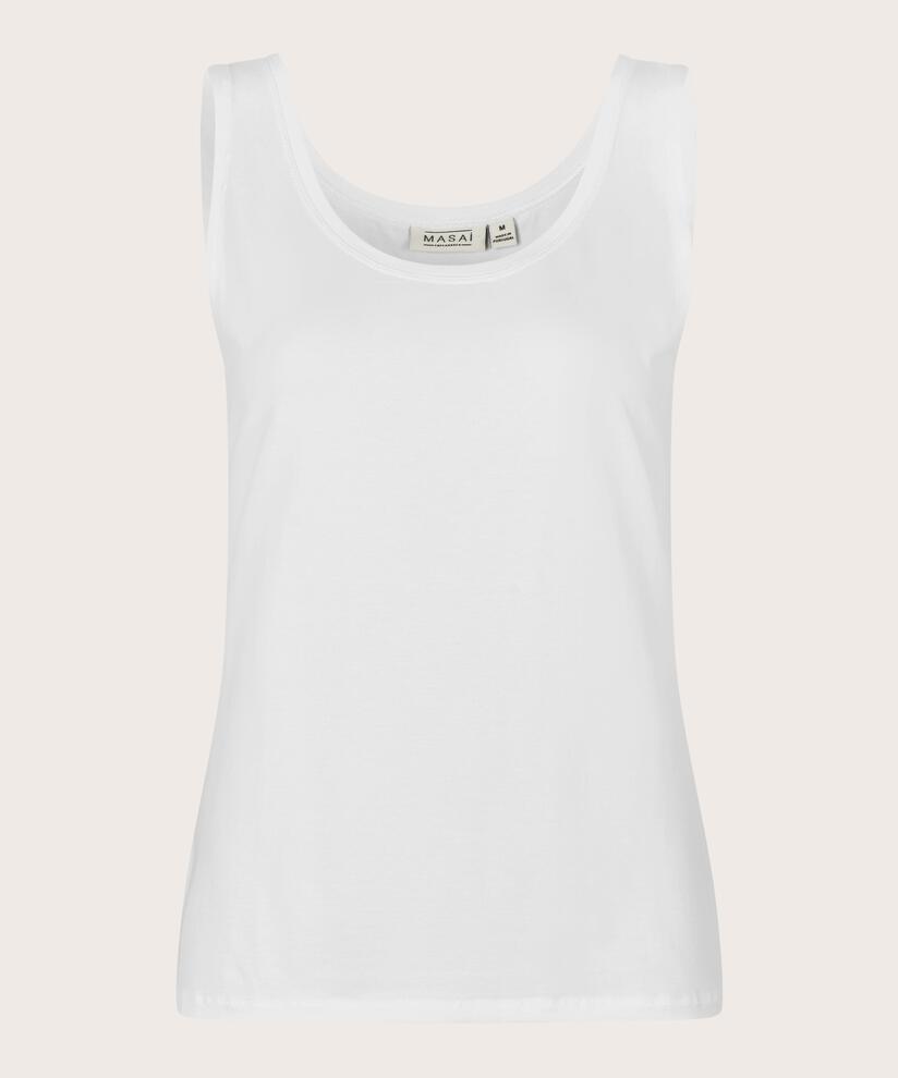 weiches Jersey-Tanktop, White
