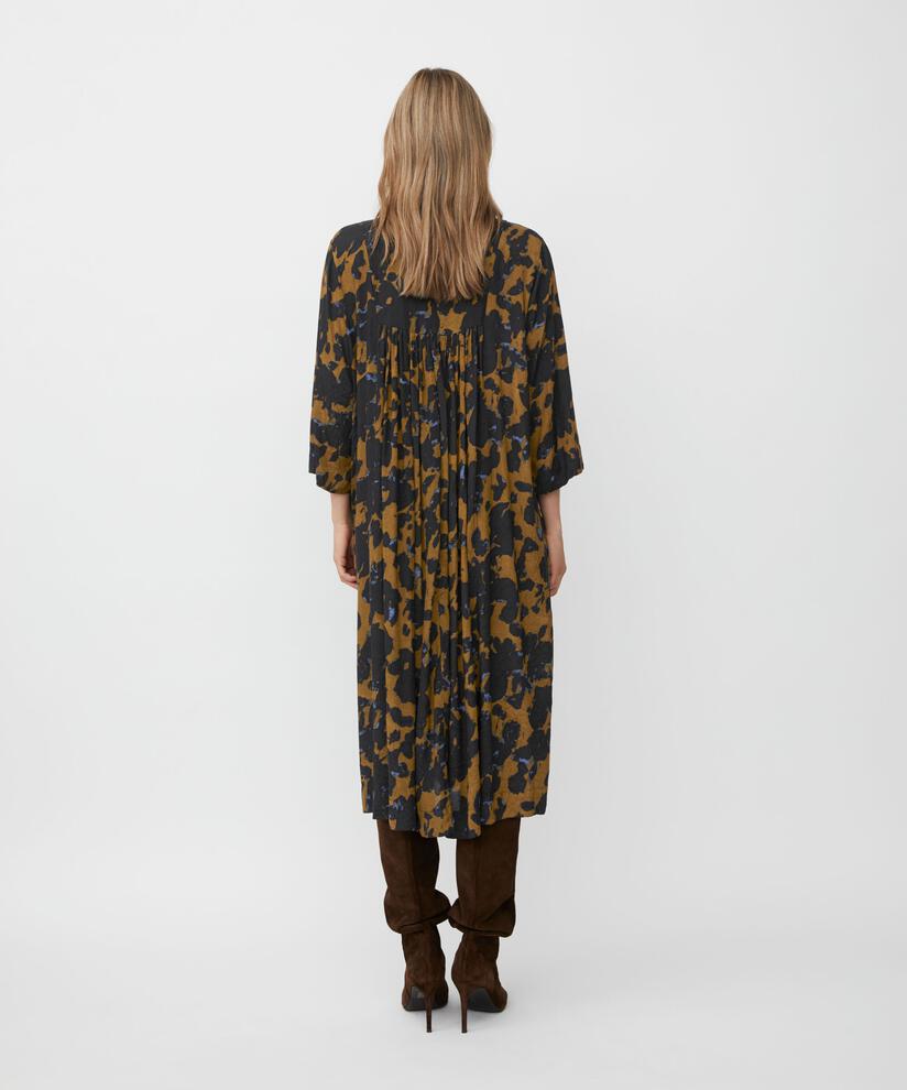 Kleid aus Viskose mit Falten und Eingrifftaschen, Breen
