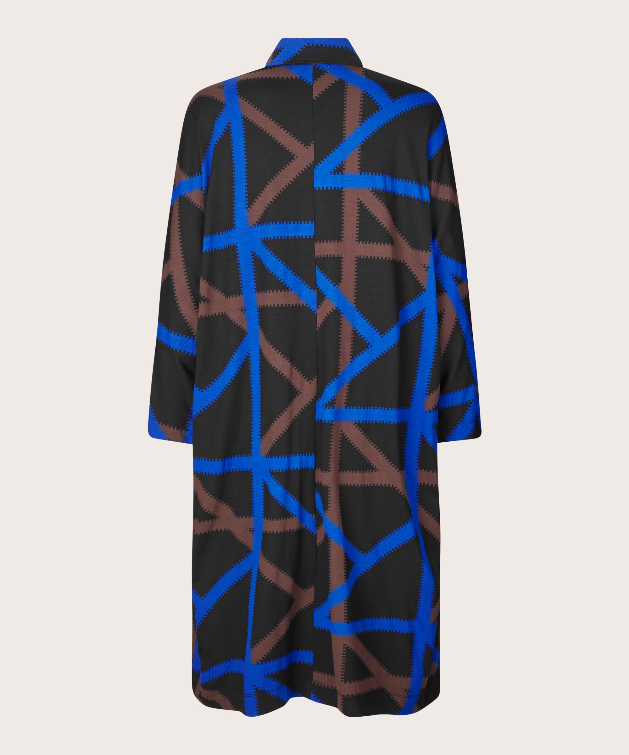 gemustertes Jersey-Hemdkleid, Surf the web