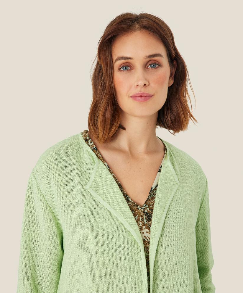 Kurze Jacke Aus Bouclé, Bok Choy