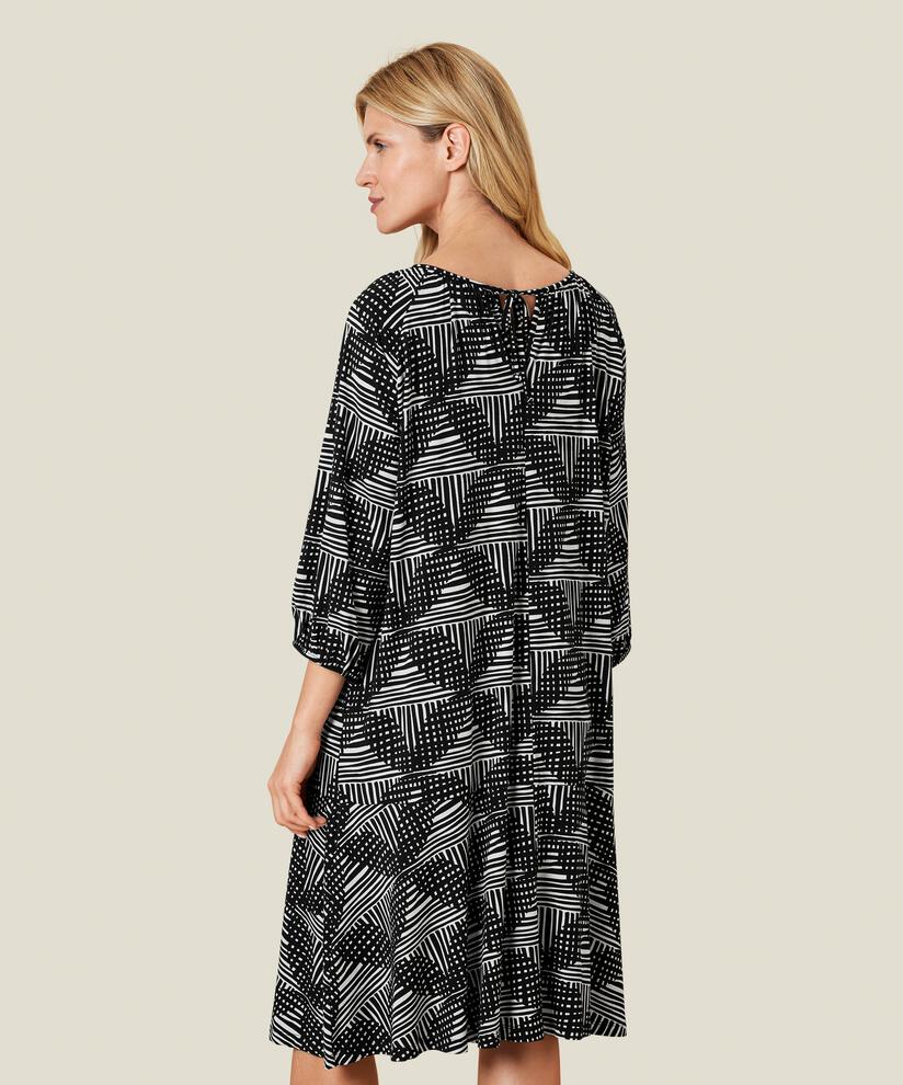 NYBELA JERSEY KLEID, Black