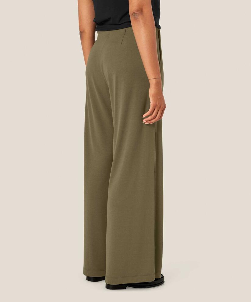 Jerseyhose mit elastischem Bund, D. Lichen Green