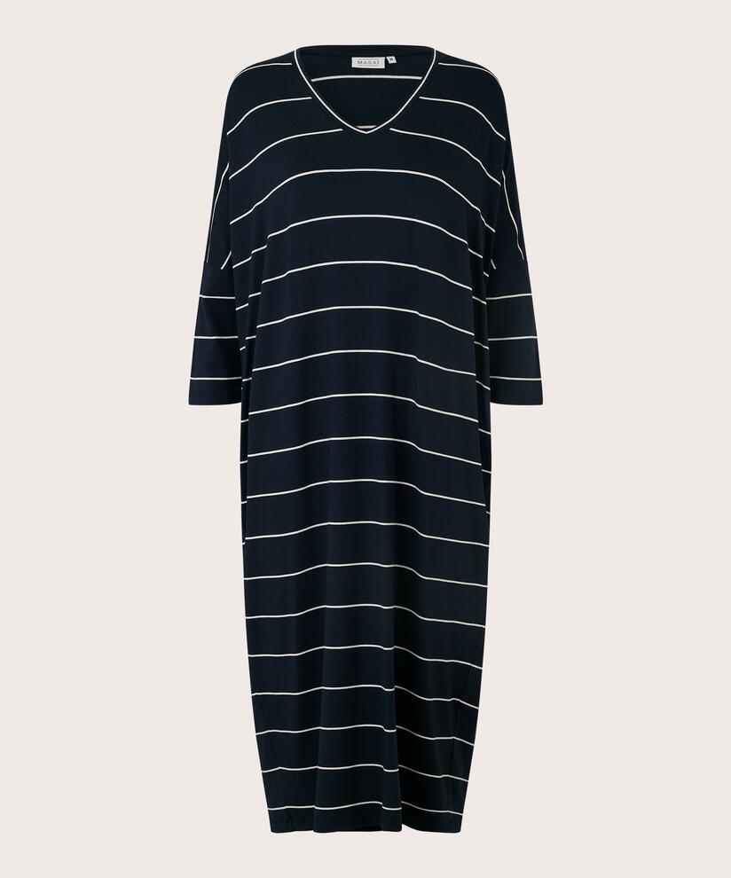 NYRINI JERSEY KLEID, Navy