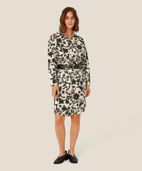 elastischer Gürtel mit goldener Schnalle, Black