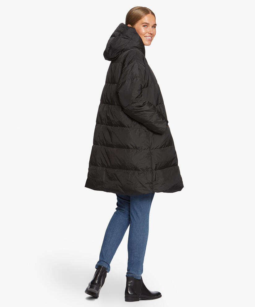 THILDE DAUNENMANTEL, Black