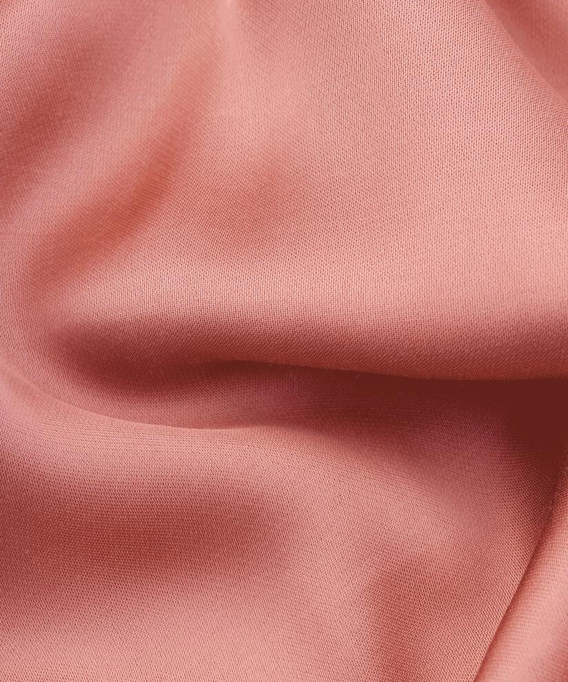 Hemdbluse aus Viskosesatin mit drapierter Rückseite, Ash rose