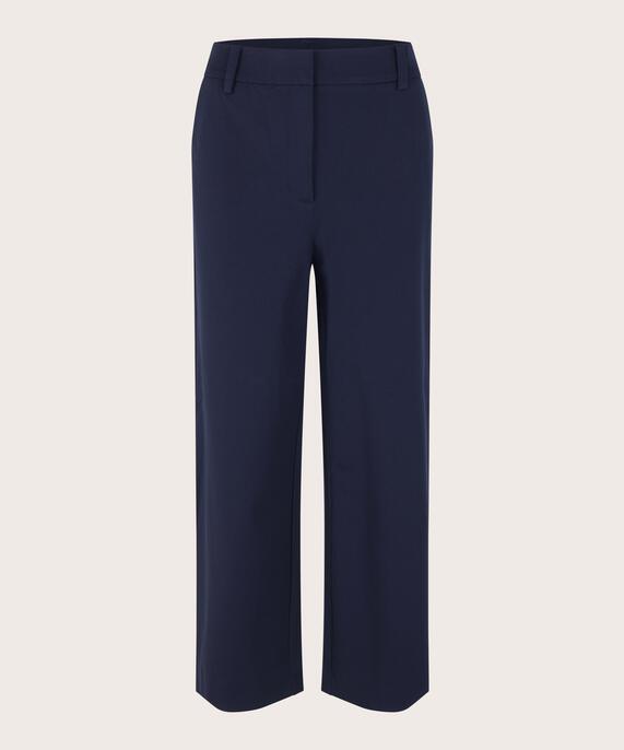 Schwere Baumwollhose mit Eingrifftaschen, Navy