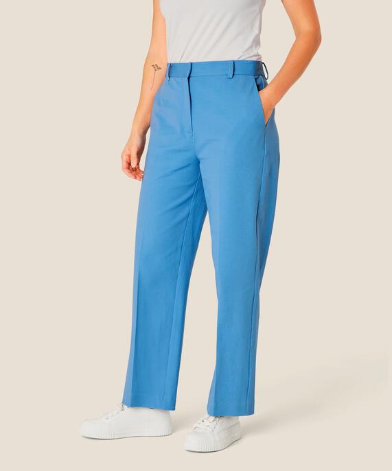 Schwere Baumwollhose Mit Eingrifftaschen, Blue Bonnet