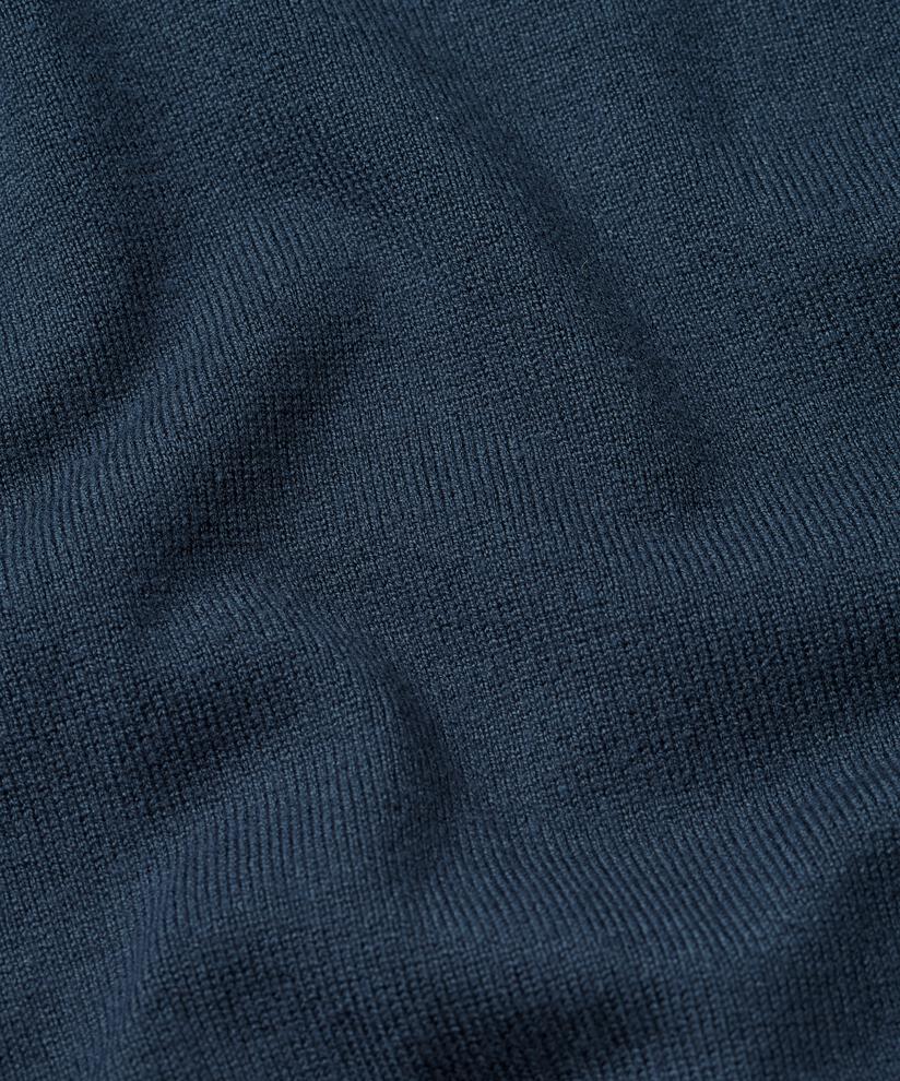 Langarm-Cardigan mit Strassknöpfen, Navy Blazer