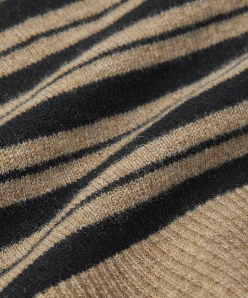 Strickpullover mit Kaschmir-Touch, Black/dijon