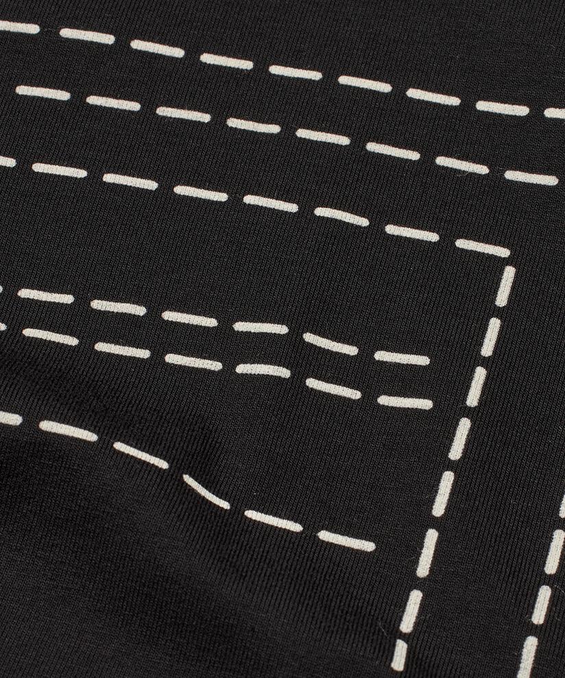 Oversize Jersey-top Mit Schmalen Ärmeln, Black