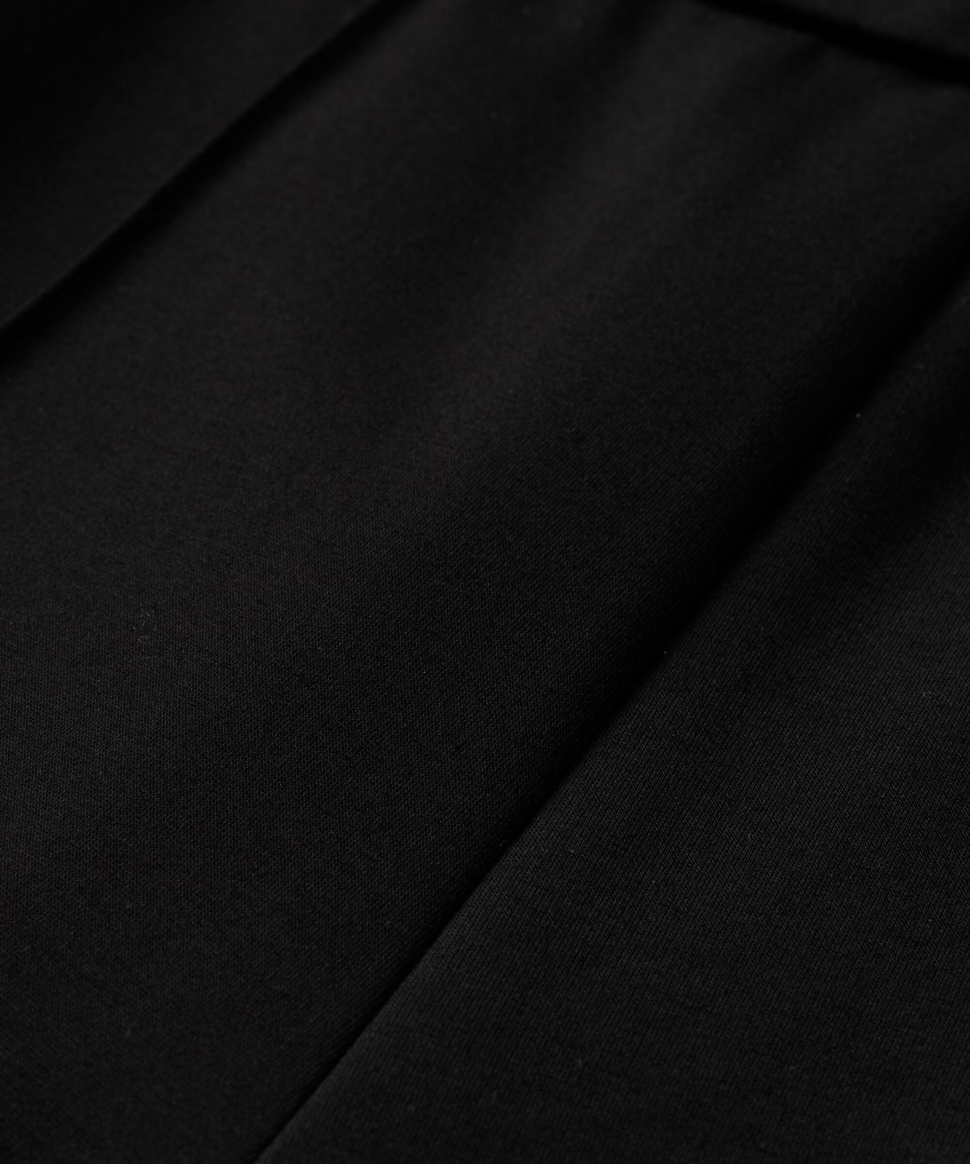 Schwere Jerseyhose Mit Taschen, Black
