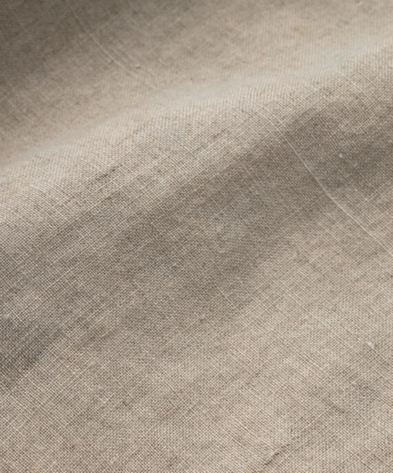 Leinenhose mit breitem, gesmoktem Gummizug hinten, Natural