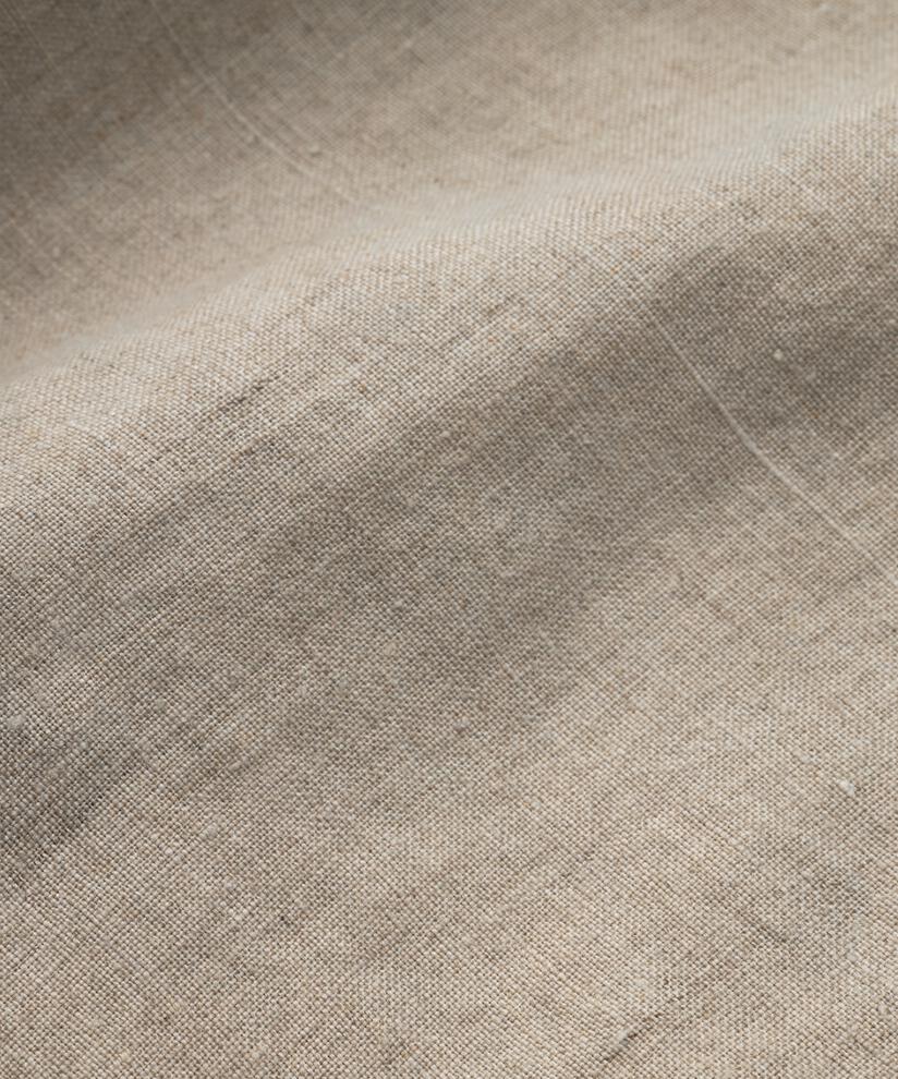 Leinenhose mit breitem, gesmoktem Gummizug hinten, Natural