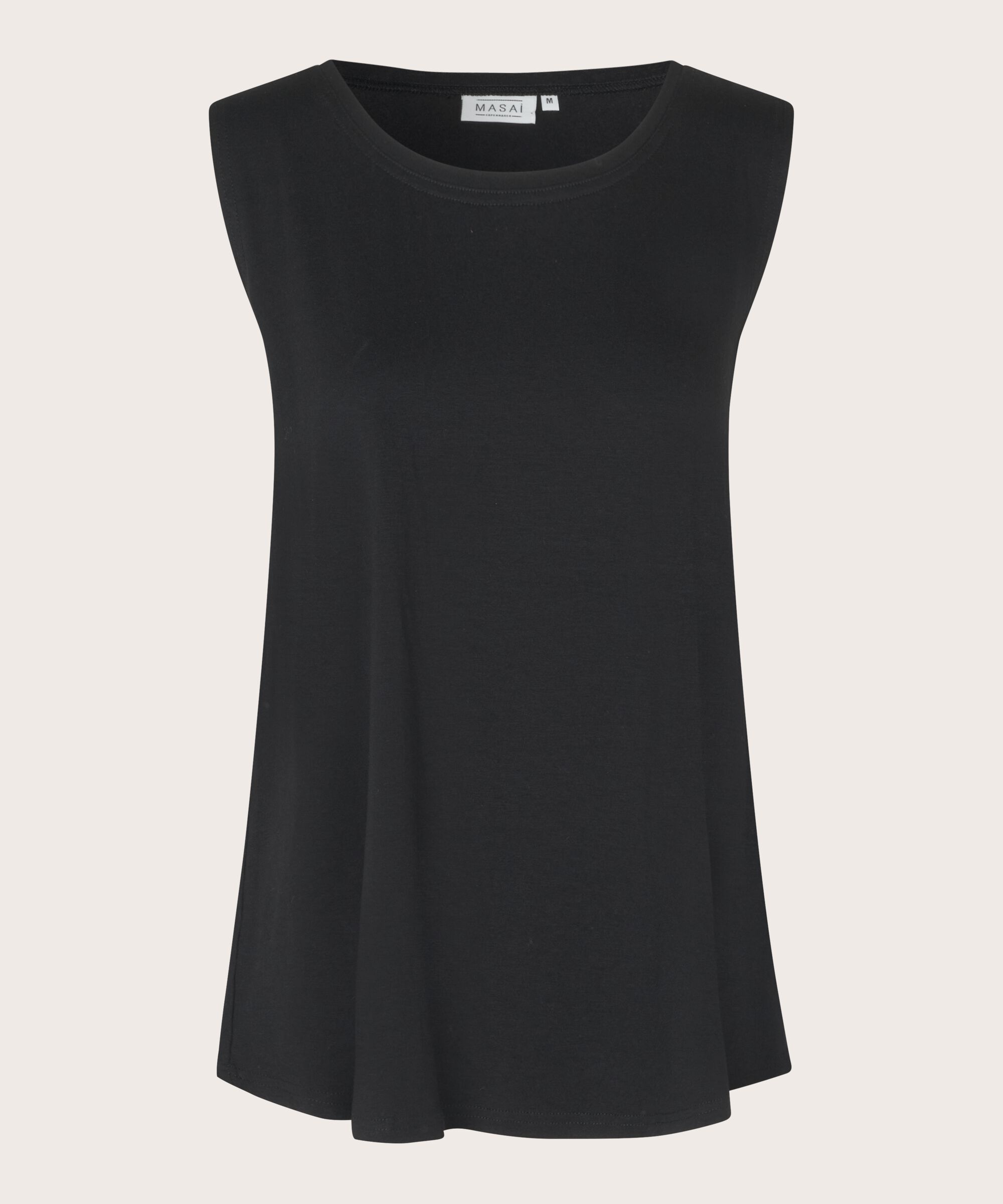 Ärmelloses Jersey-top, Black