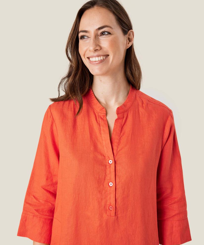 Orange Leinenkleid, Tigerlily