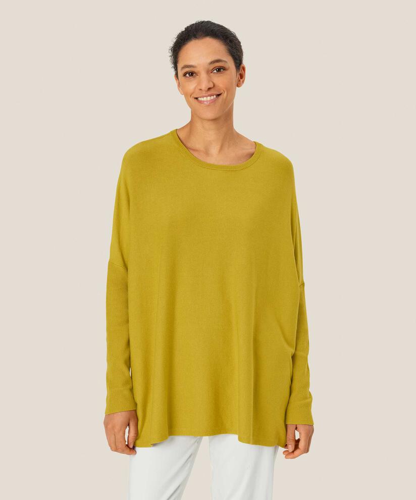 Oversize-pullover Mit Schmalen Ärmeln, Burnish Gold