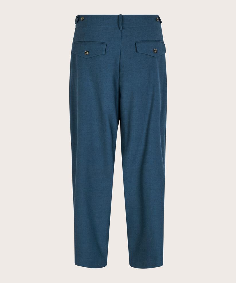 Hose mit festem Bund und Knopfdetails, Moonlit Ocean