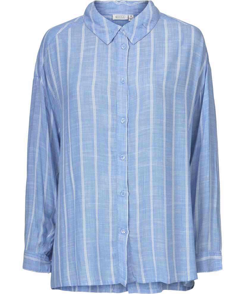 ISEL HEMDBLUSE, Medieval blue