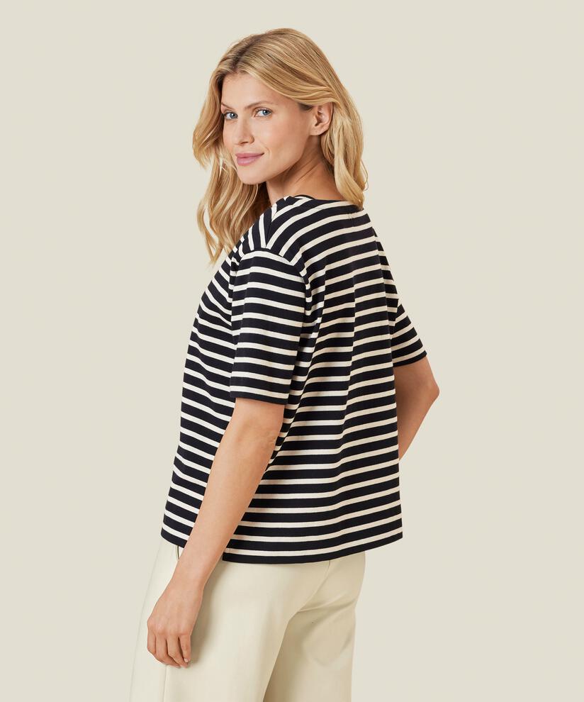 DACEYA JERSEY T-SHIRT, Black