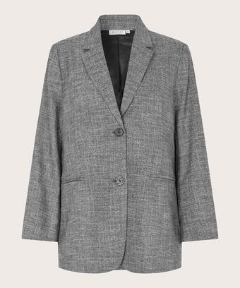 Blazer Mit Revers Und Knöpfen, Black