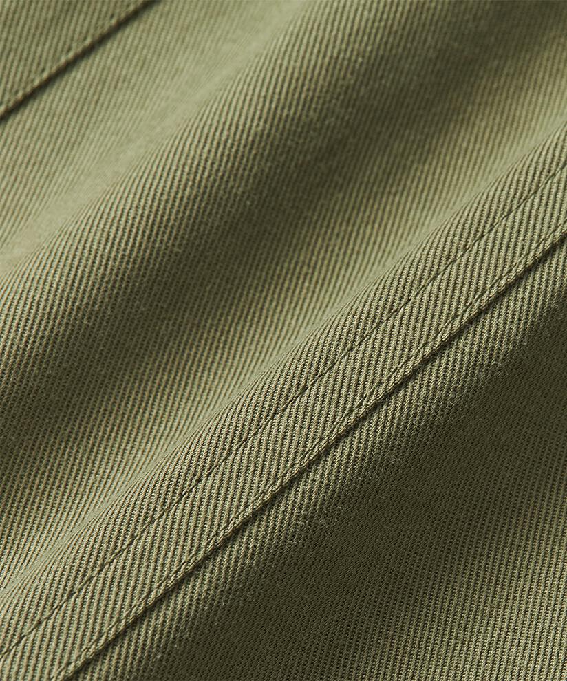 Rock mit Wickeleffekt und Gürtel in der Taille, D. Lichen Green