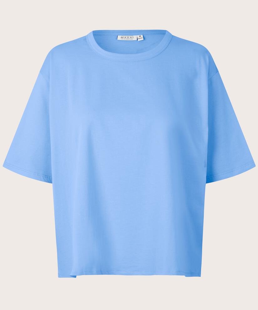 T-shirt Mit Rundhals, Della Blue