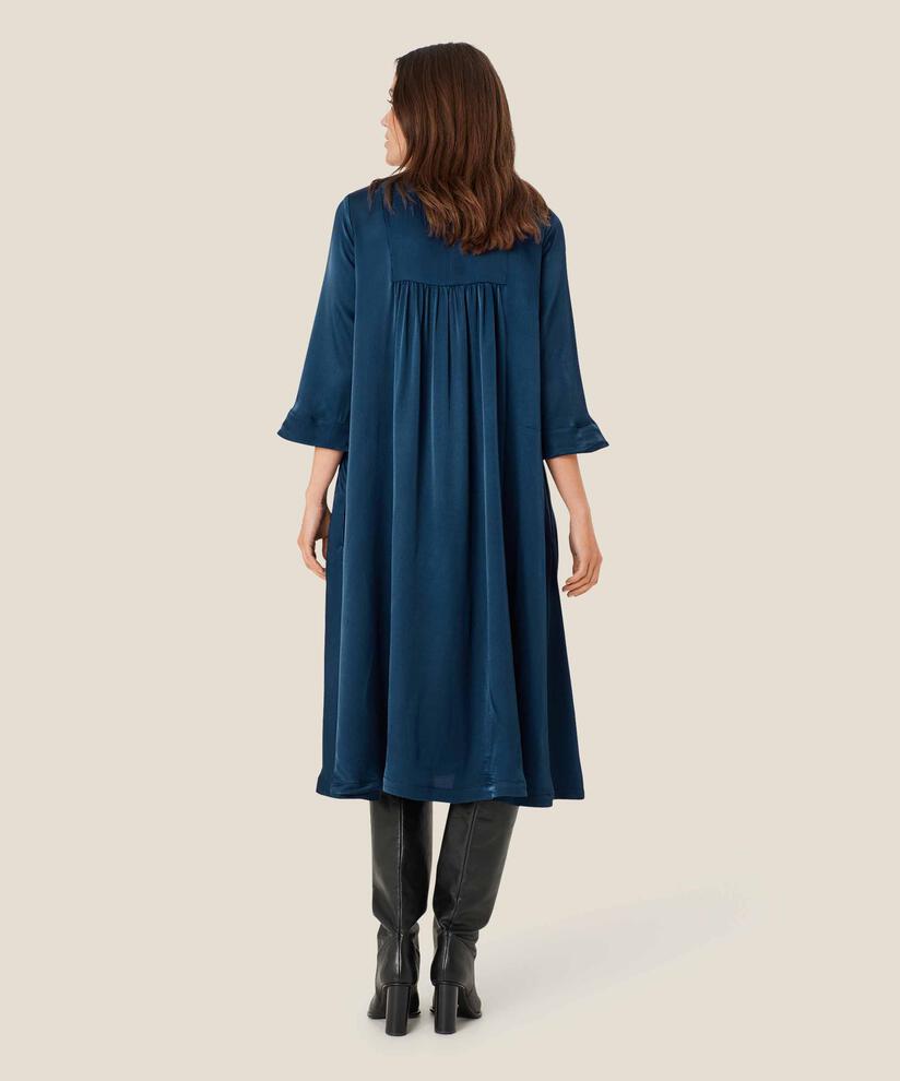 Viskosekleid Mit Dreviertelärmeln, Moonlit Ocean