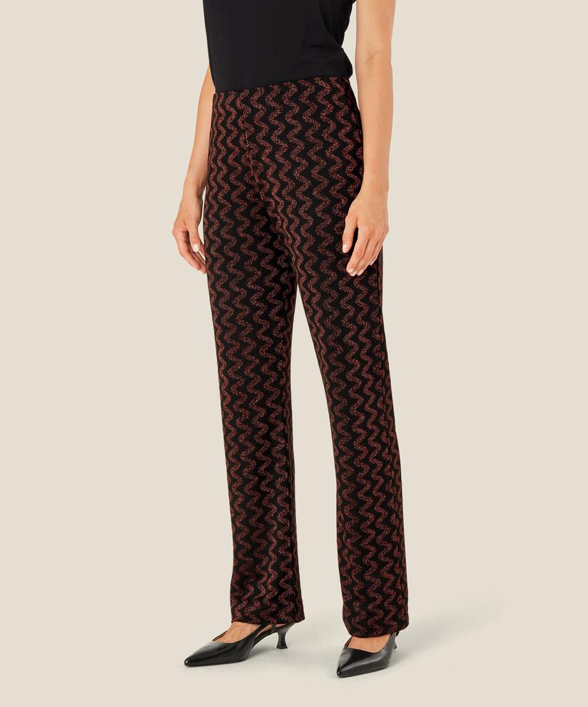 Jerseyhose mit Glitzerstreifen, Picante