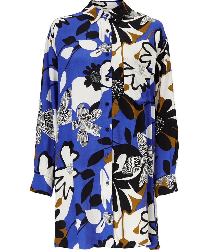 ILTA HEMDBLUSE, Clematis Blue