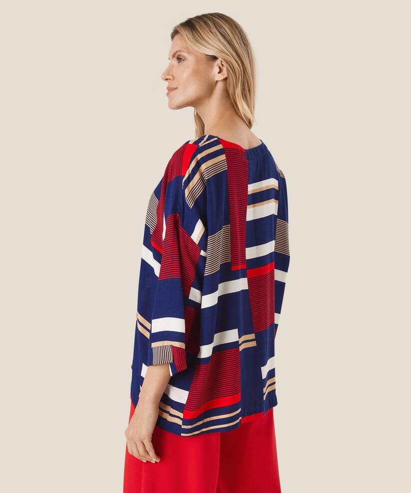 Becca Bluse, Maritime Blue