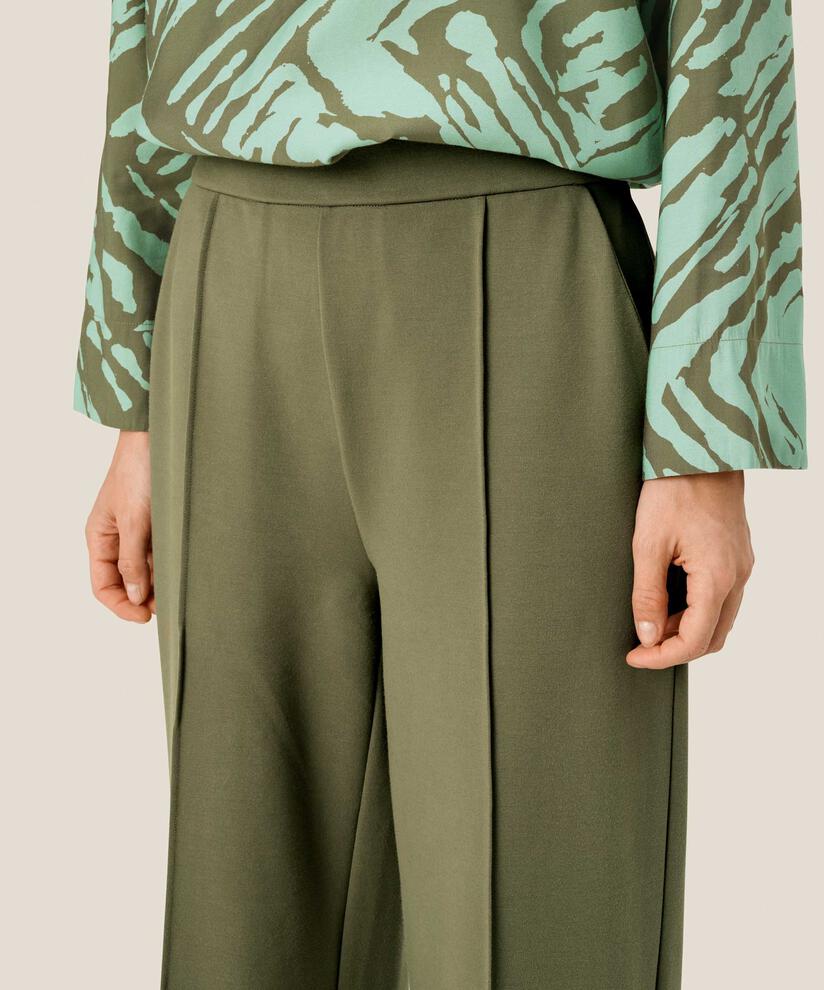 Schwere Jerseyhose Mit Taschen, D. Lichen Green