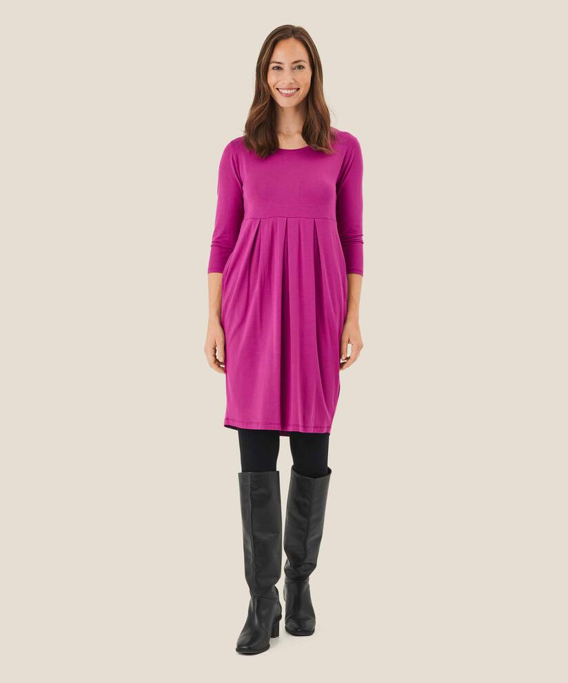Tulpenkleid aus Jersey, Wild Aster