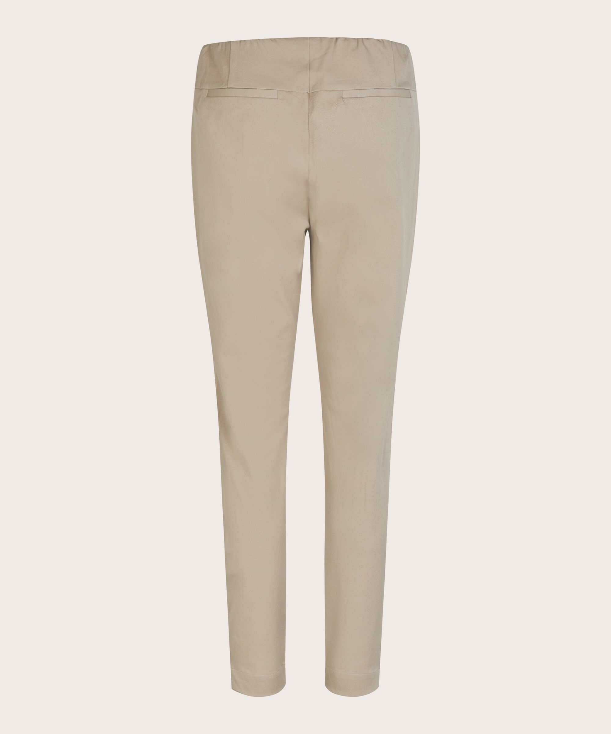 Eng anliegende Hose aus Baumwollstretch, Pure Cashmere