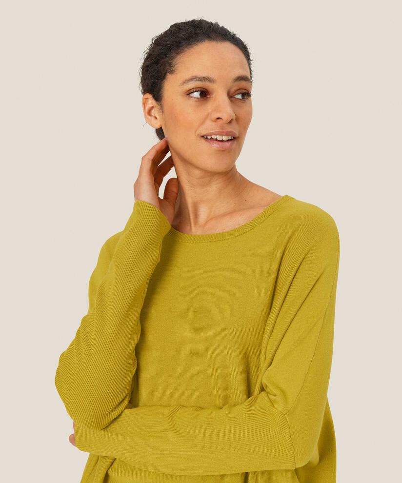 Oversize-pullover Mit Schmalen Ärmeln, Burnish Gold