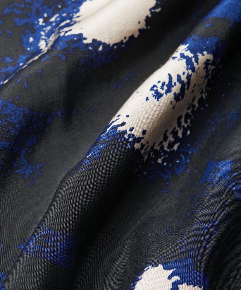 VISKOSEKLEID MIT DREVIERTELÄRMELN, Maritime Blue